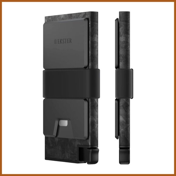 Aluminum Cardholder Wallet with RFID Blocking and Push Button Access